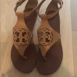 tory burch low wedge sandals